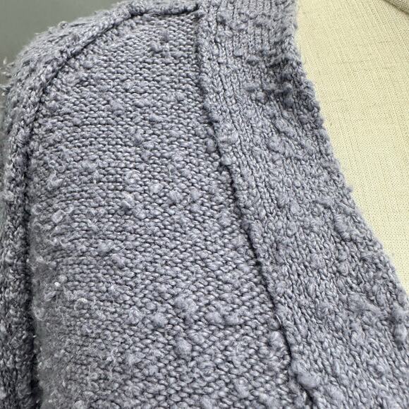 Free People Found My Friend Hoodie in Storm-lavender size Small Cropped Slouchy - Picture 9 of 15